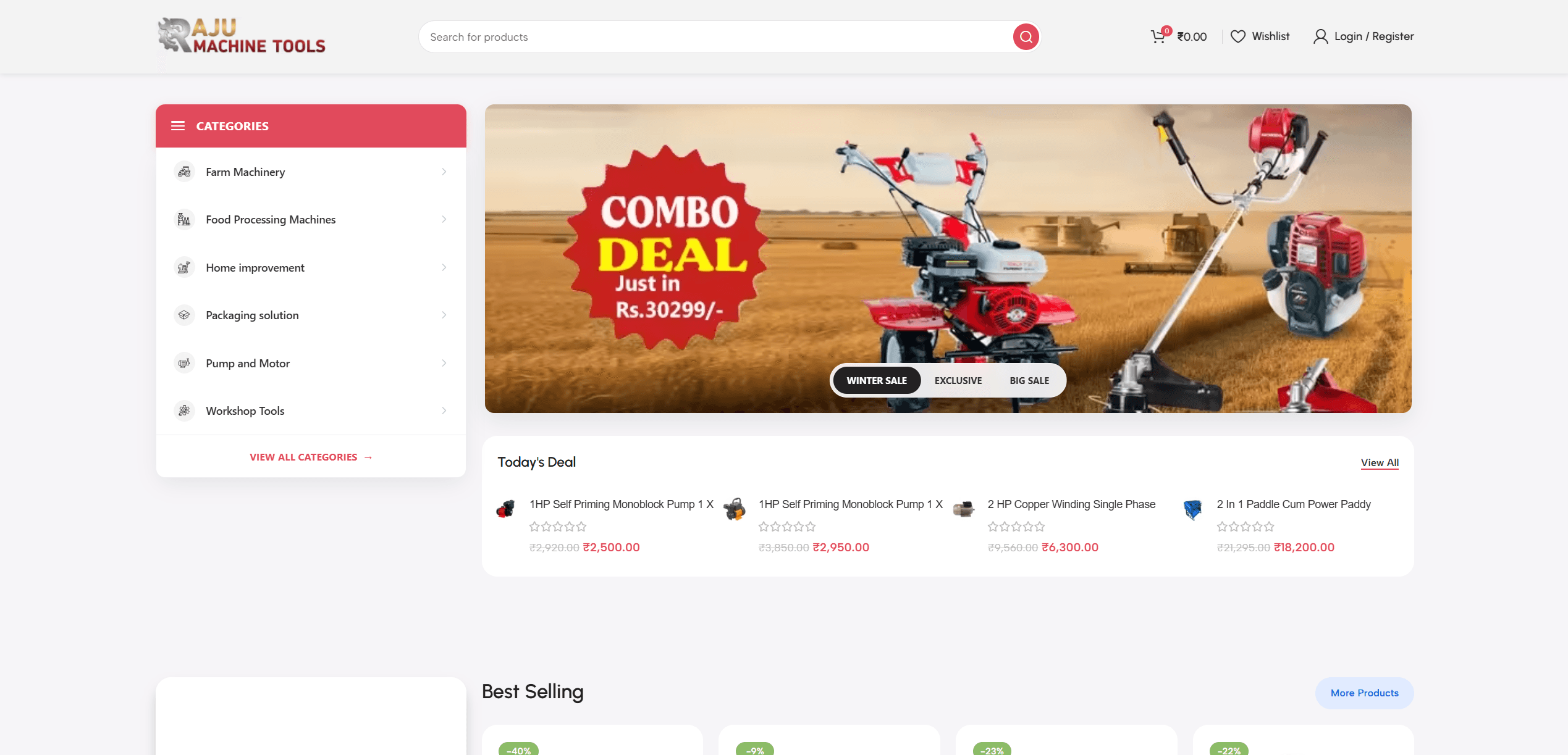 Raju Machines project
